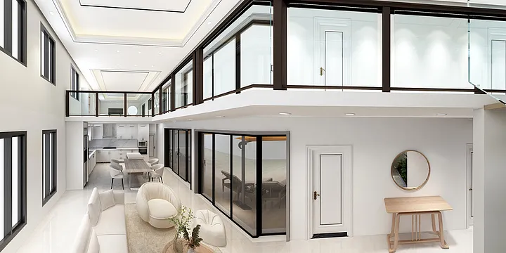 murrizi.olsi的装修设计方案:living room mixed style modern+classic