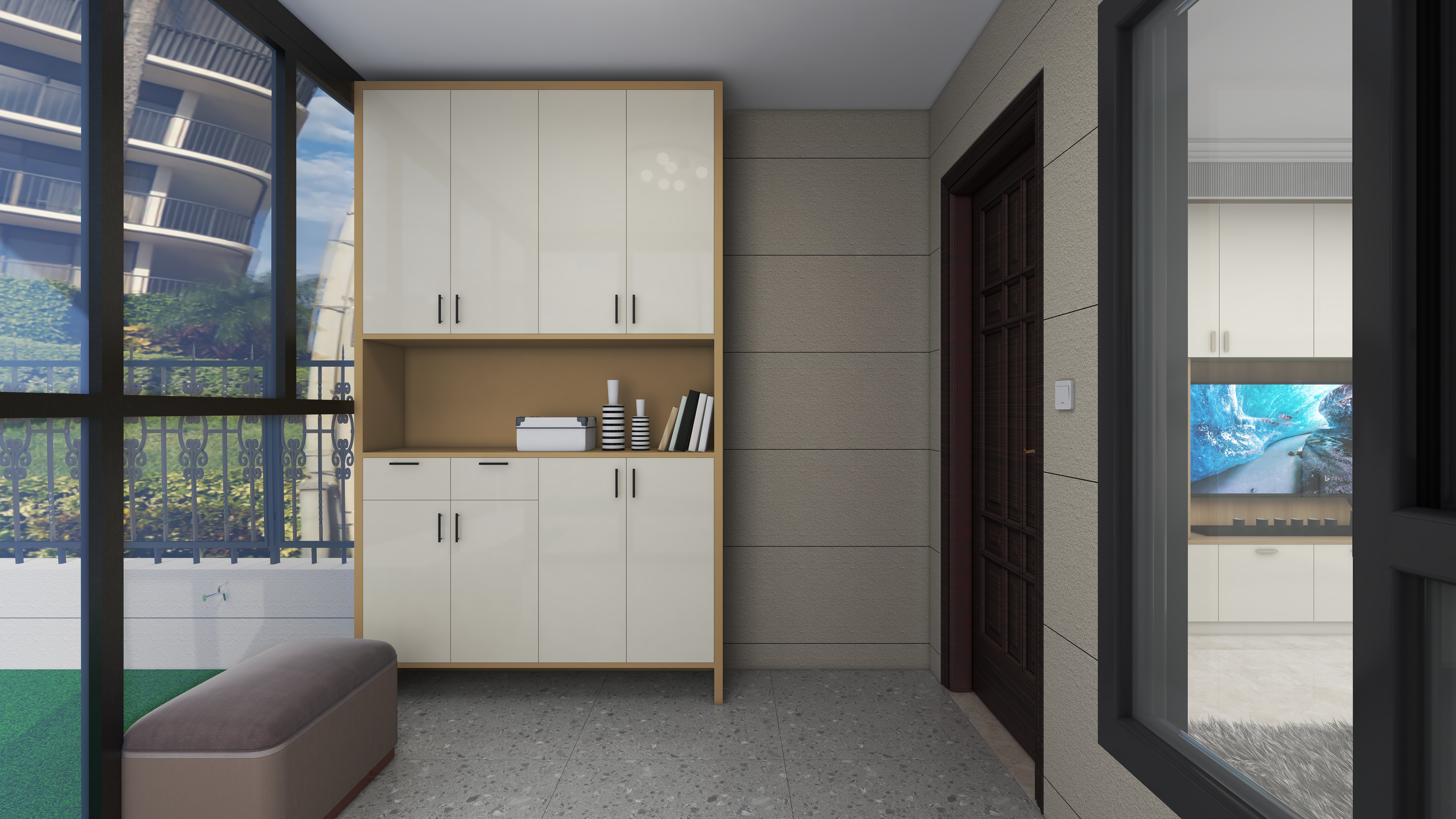 山东.-中骏柏景湾118㎡3室-装修设计方案