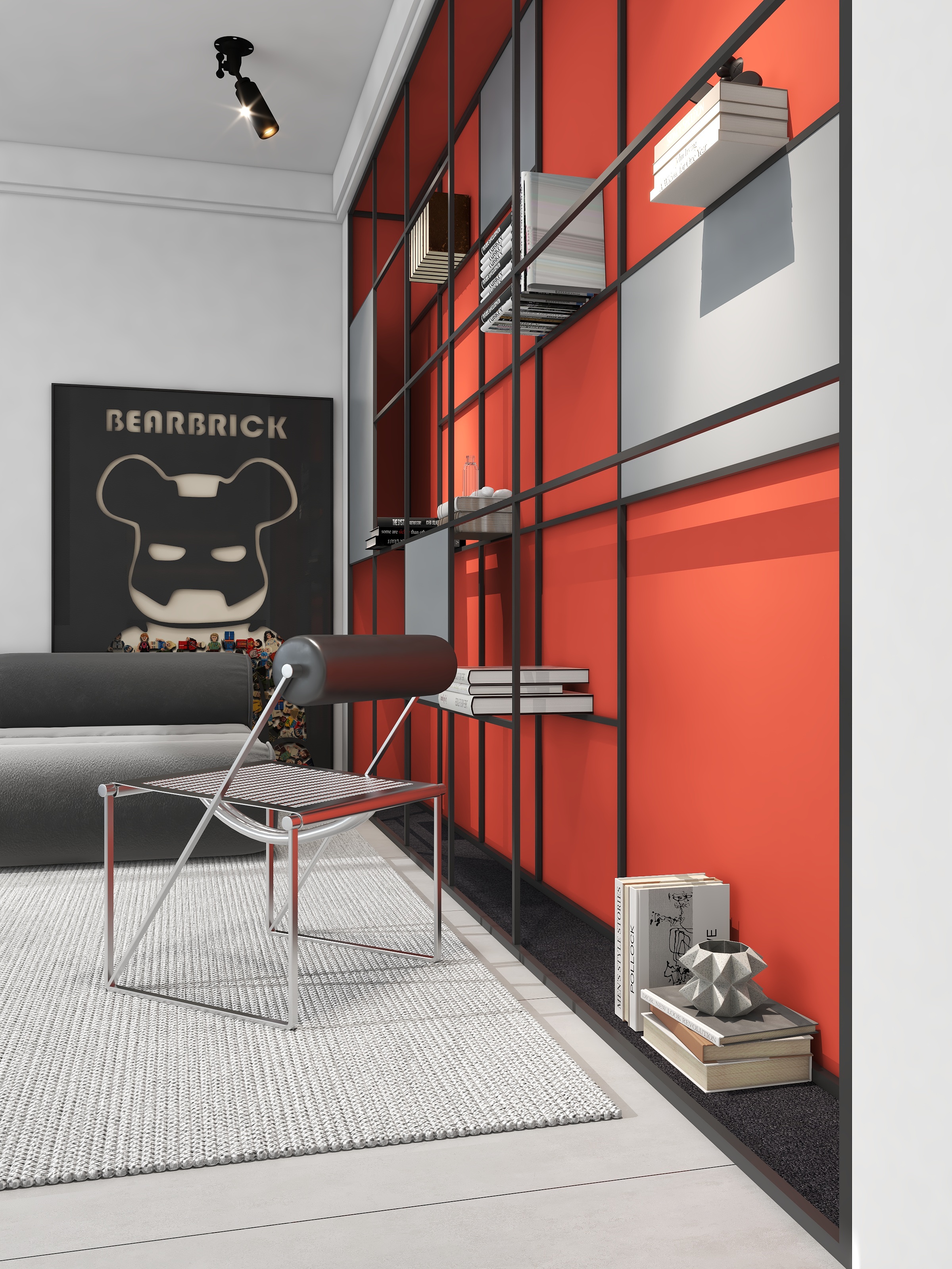 小戈全案设计-自建一居室-装修设计方案