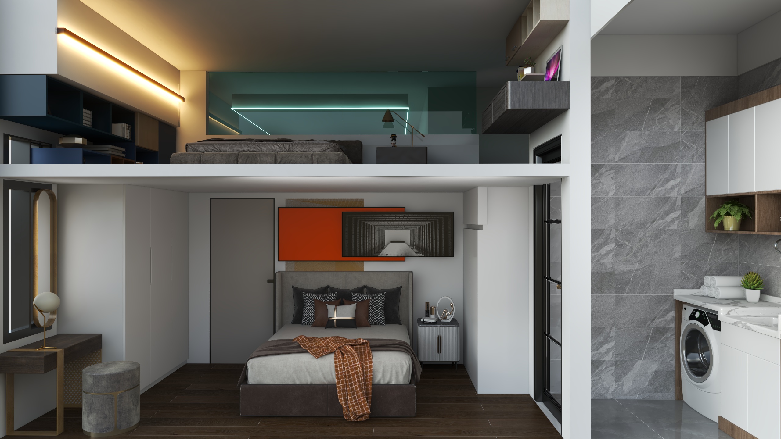 坤晹設計-朝陽街6樓平面圖 C5-装修设计方案