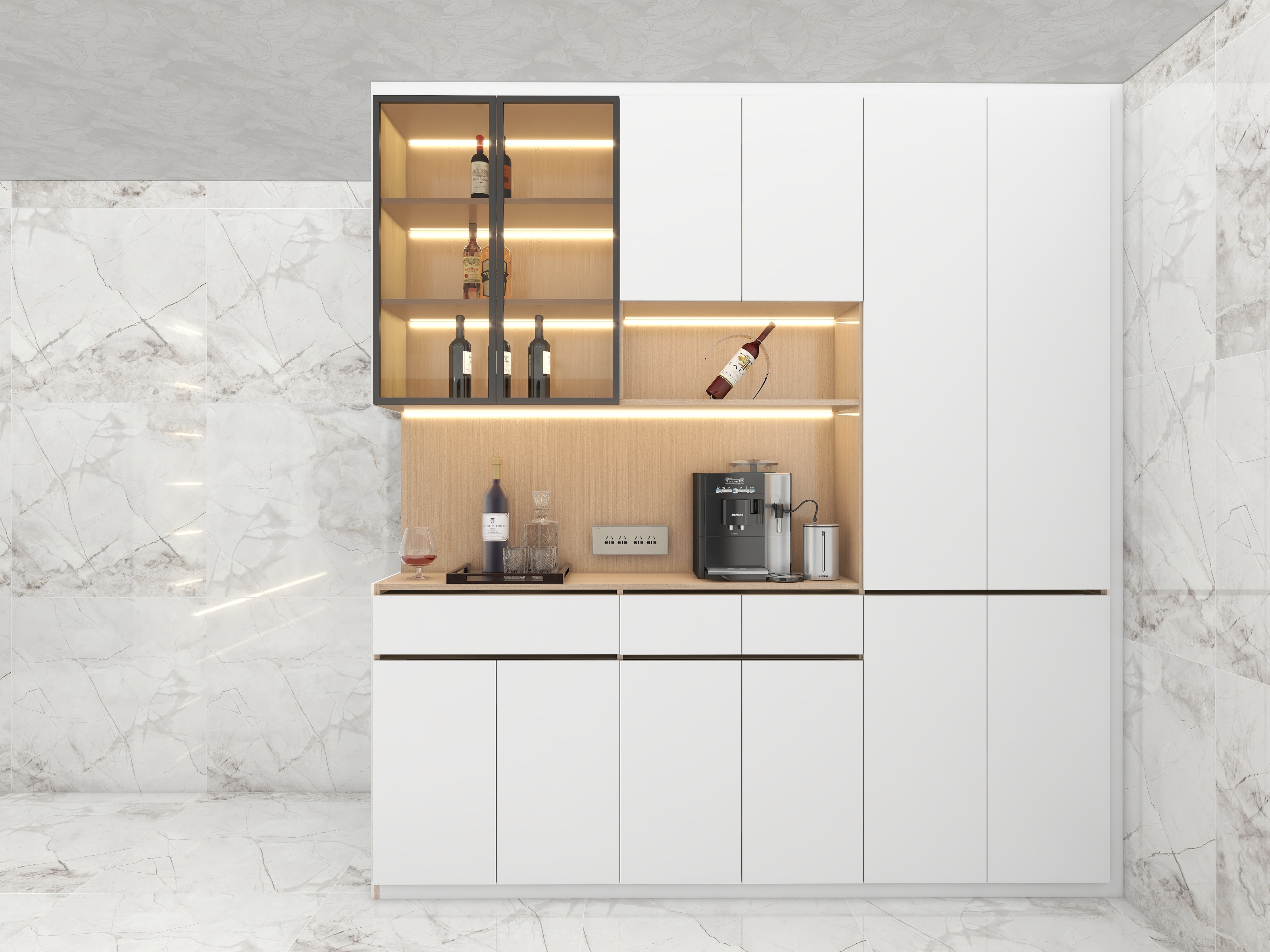 衣柜橱柜罗工-鹿湖小区3楼-装修设计方案