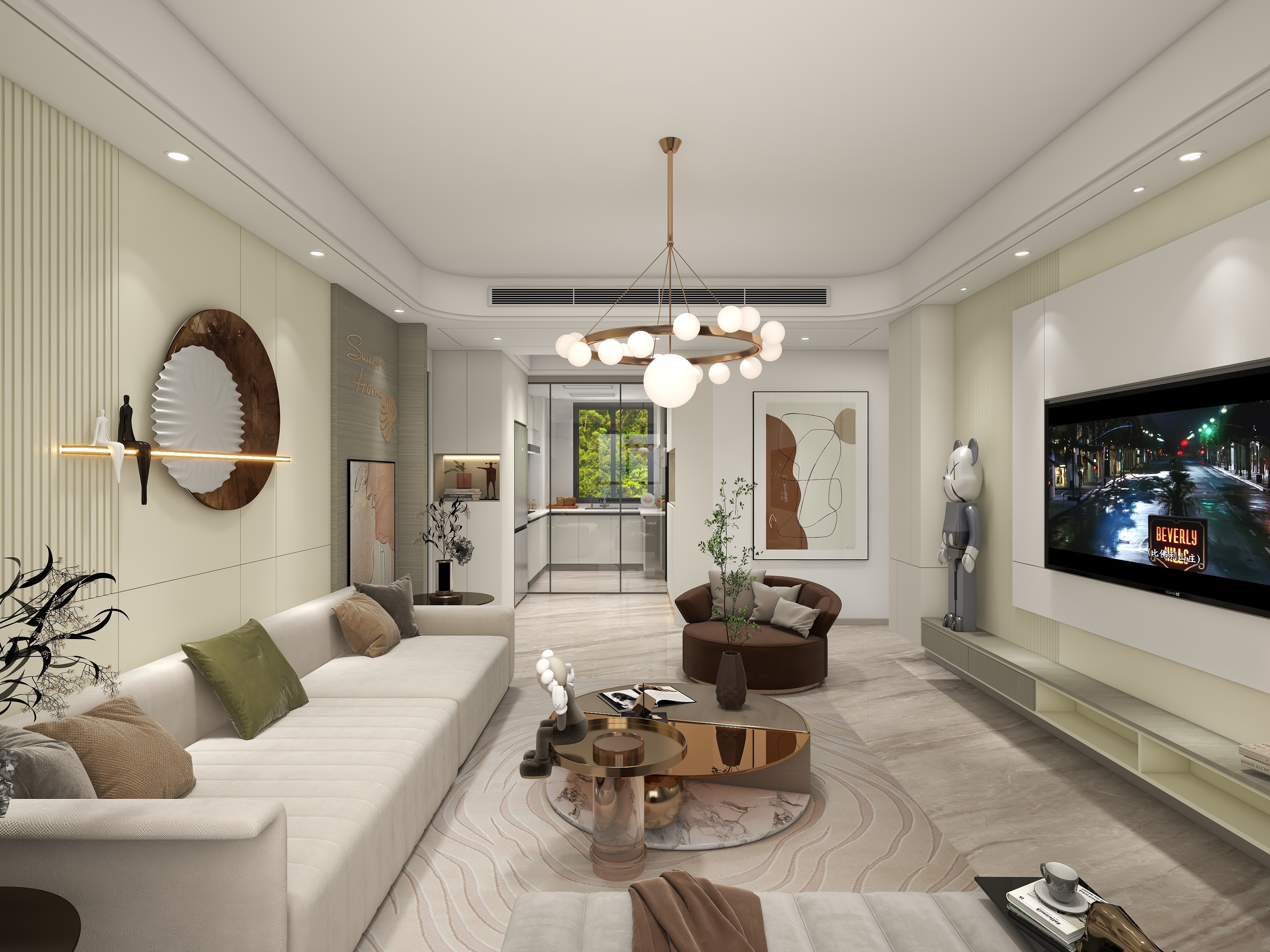 壹叁玖设计空间-淮北港利上城国际现代暖系-装修设计方案