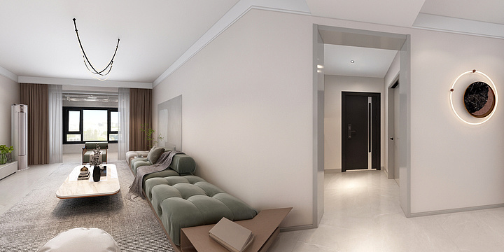 凤兮设计-不闻不问-中建长清湖-简约-装修设计方案