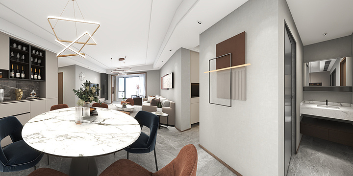 古城雪花-金地 中央公园 田总雅居 比高装饰--副本-副本-副本-副本-副本-副本-副本-装修设计方案