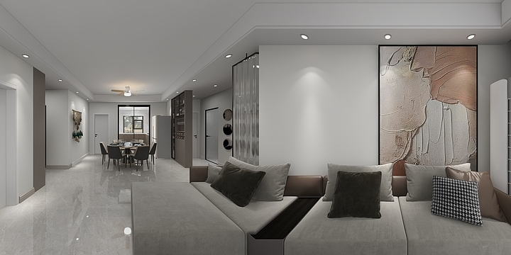 设计师一阿呆-客餐厅-装修设计方案