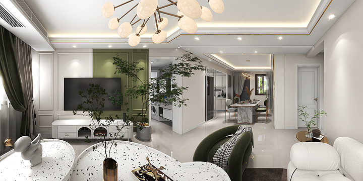 马克设计装饰-五江豪苑10#-2-1403-装修设计方案