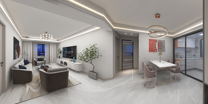 一戴-八里河四室-装修设计方案