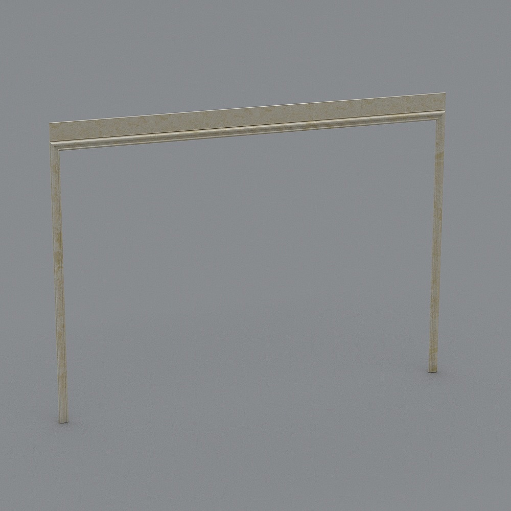 线条框+底板23D模型