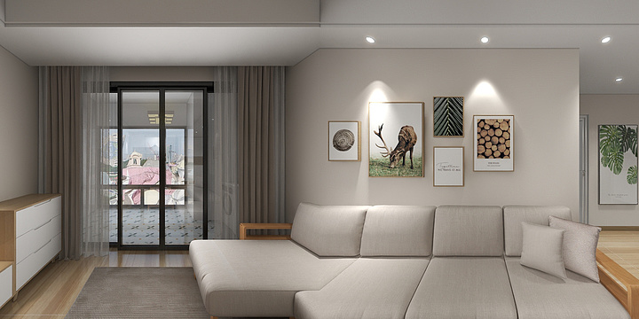 寈宇空间室内设计-北辰浩辰4-17-4-装修设计方案