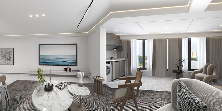 丹丹酱儿-136 愉樾天成-奶油风-装修设计方案