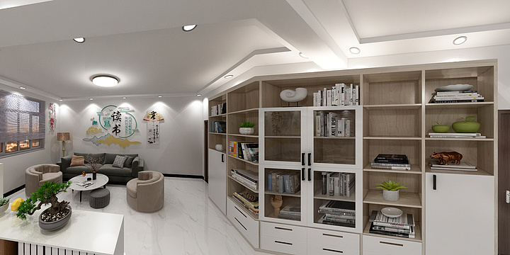 陈晓明qaCv-光明路河区休闲书屋设计方案-装修设计方案