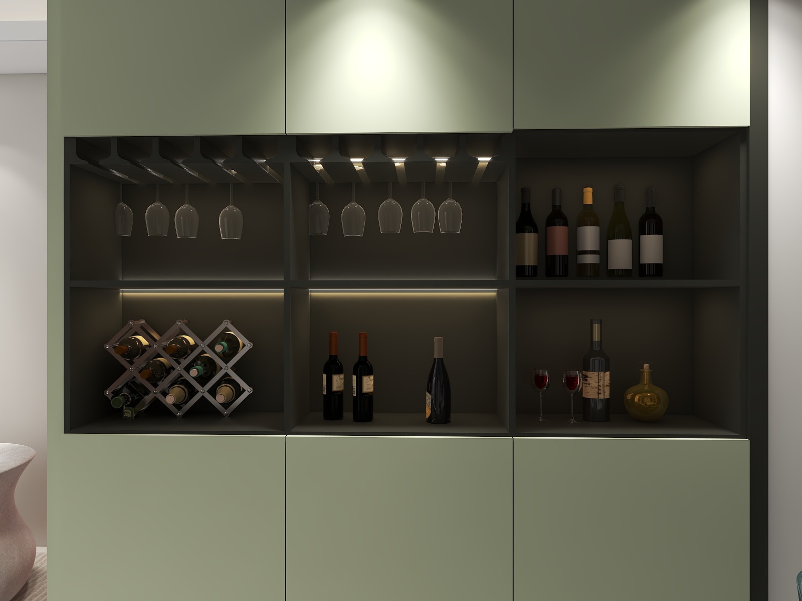 内黄县1-左邻右舍101㎡2室-装修设计方案