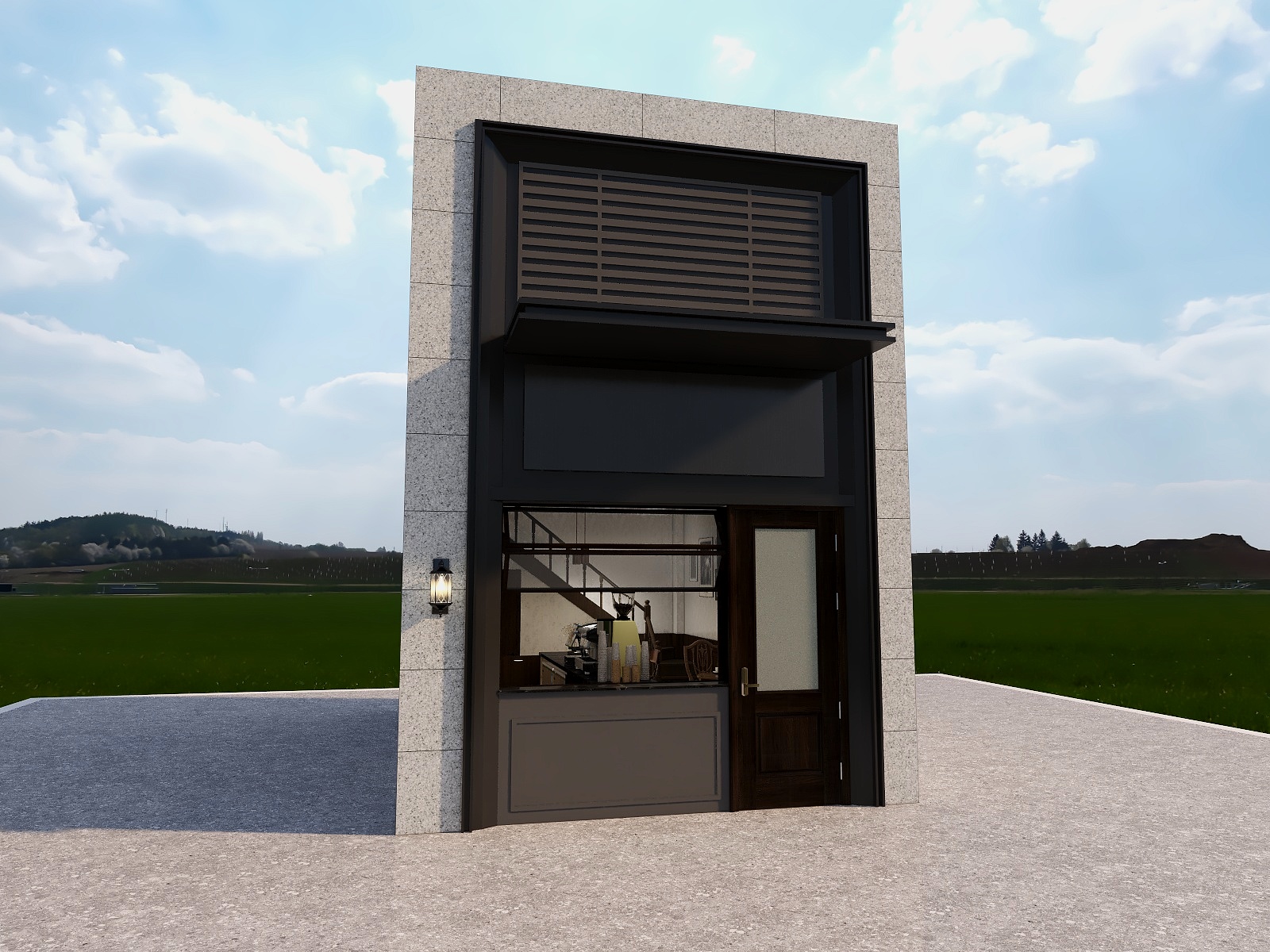 设计师ZZM-东莞咖啡店4-1802-装修设计方案