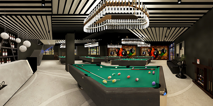 刘文华15099062006-金域蓝湾台球厅，私人影院-装修设计方案