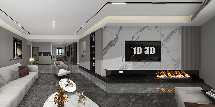 设计师汤杰-紫薇公馆大平层-装修设计方案