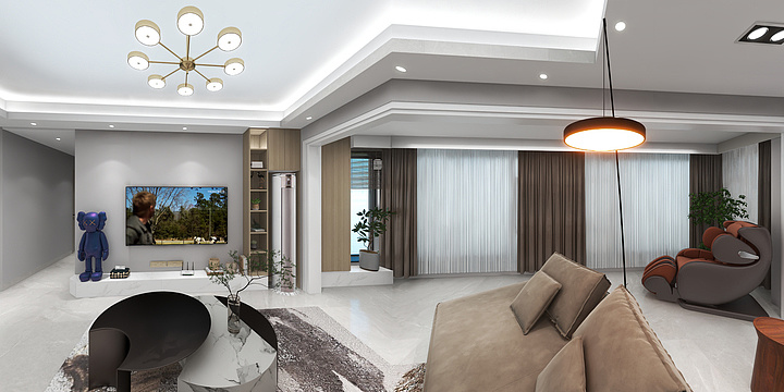 陈陈陈陈陈师-九宸府9栋1单元01户型114平方-现代风格-韦启辉-装修设计方案