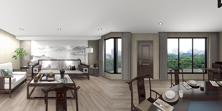 致韵设计-某中学教职工餐厅-装修设计方案