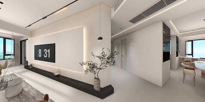 林-空间设计-望郡8#405室-装修设计方案