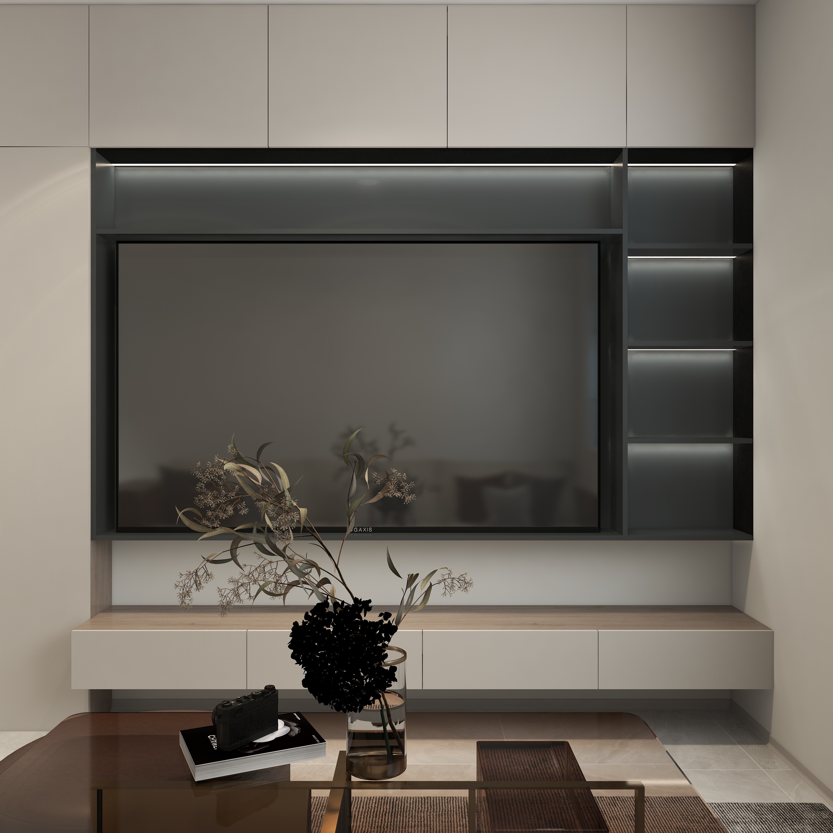 李工李木子-原木-银龙小区72㎡2室装修效果图