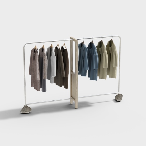 Modern clothing store clothes hanger