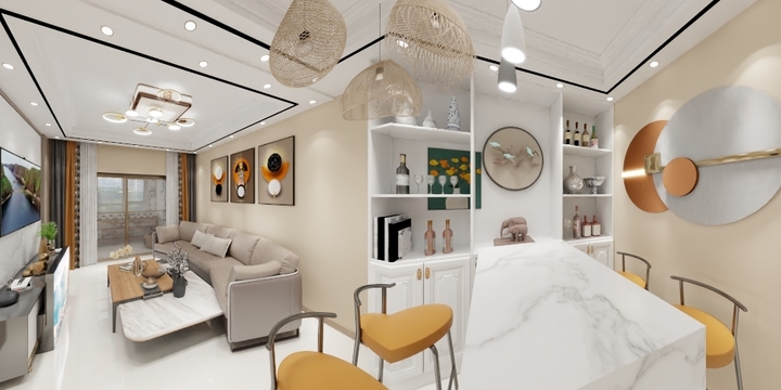 设计狮一一阿卜-海德公园85㎡3室-装修设计方案