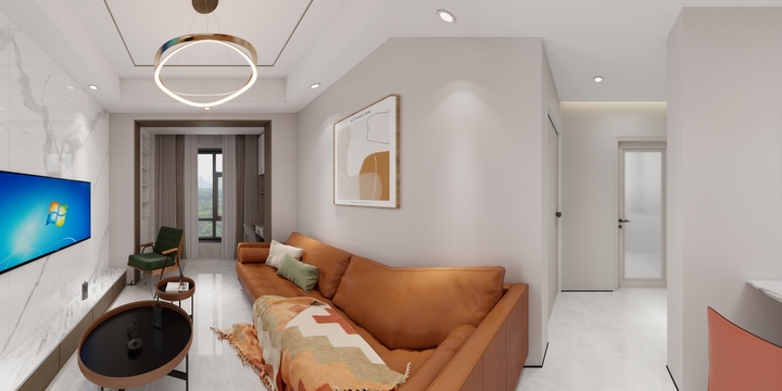 坤轮空间设计-锦绣一品单身公寓-装修设计方案