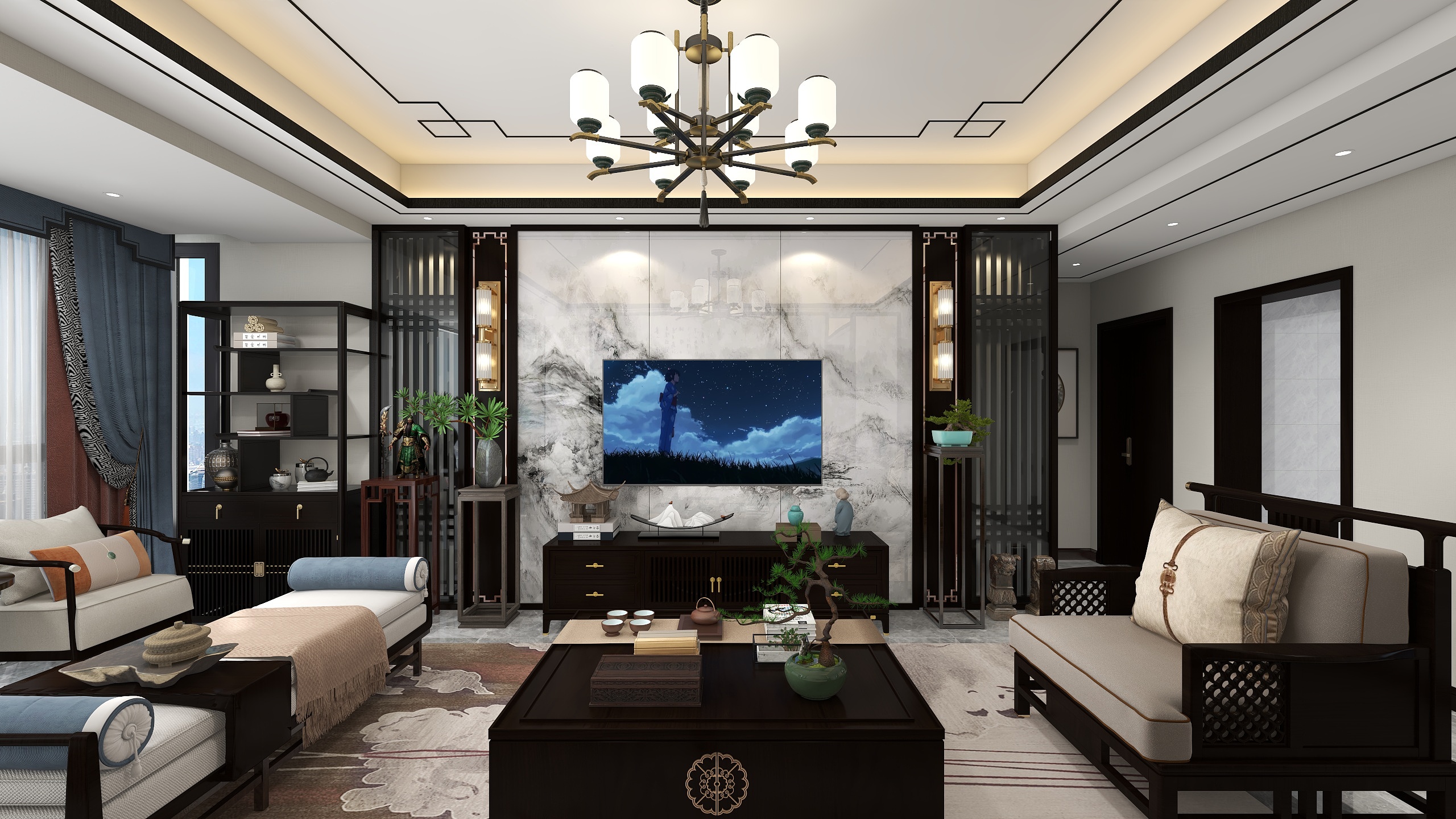 筑巢师-端庄典雅还得是新中式风格-装修设计方案