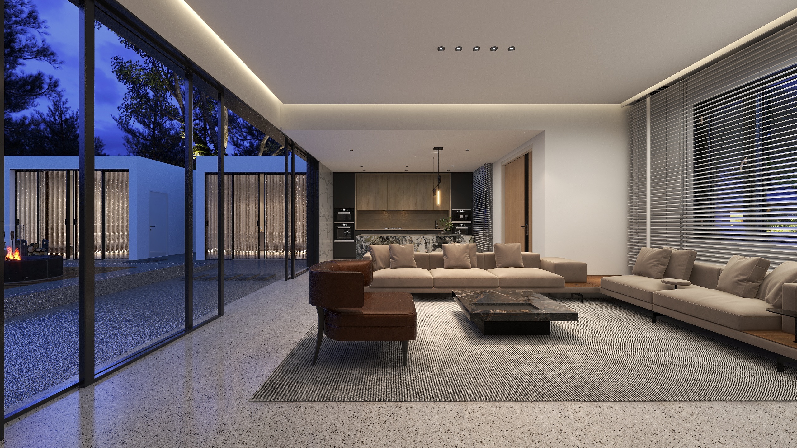 墨白之白设计-极简别墅-装修设计方案