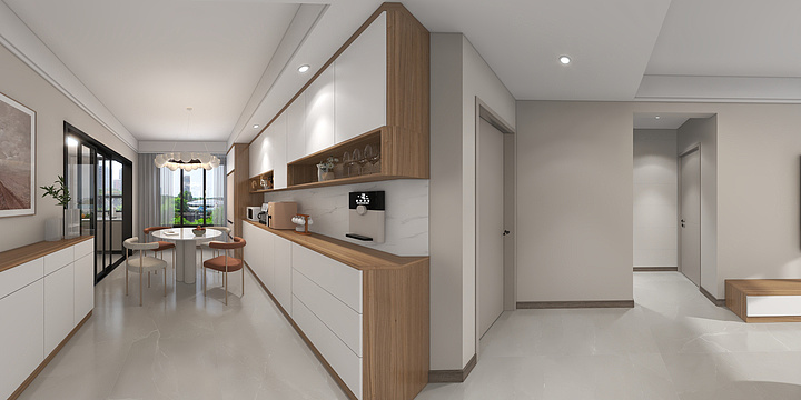 曲美整装大家居-张掖店-鼎和新城丽景 5-1-1301-装修设计方案