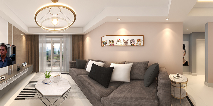 A十有八九一万个小时-格林东方18号楼东一户-装修设计方案