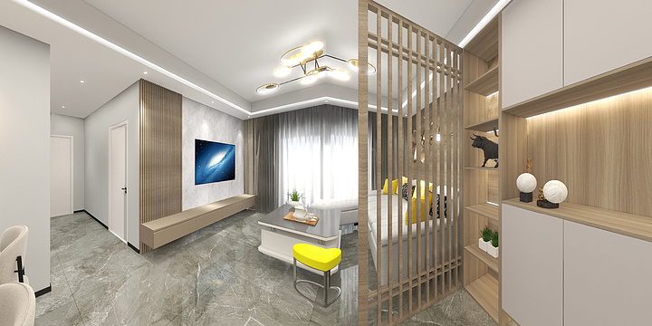 深圳市建海装饰设计工程有限公司-海岸城6栋一单元703-副本-装修设计方案