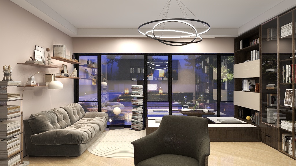 当侯鸟失去晨曦-我的书房-装修设计方案