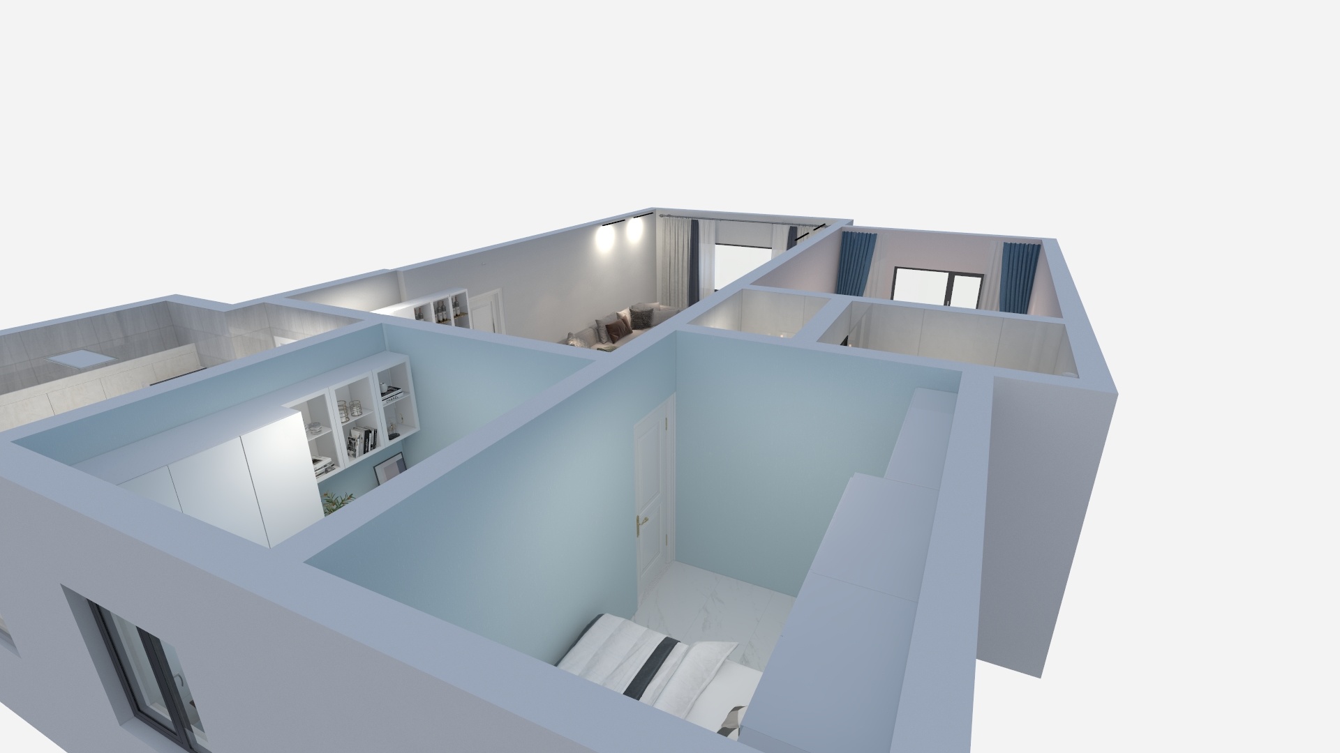 亮星空装饰装潢公司-金鑫小区-装修设计方案