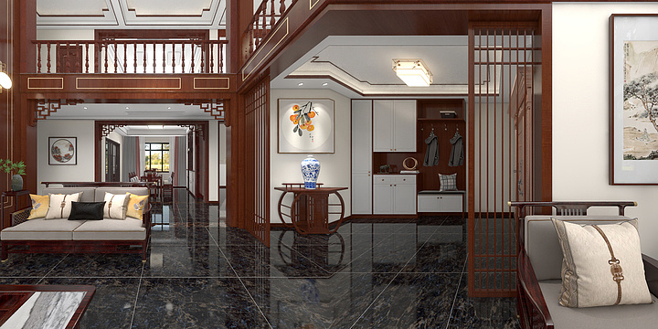 大田室内外装饰设计师-自建房193㎡6室-装修设计方案