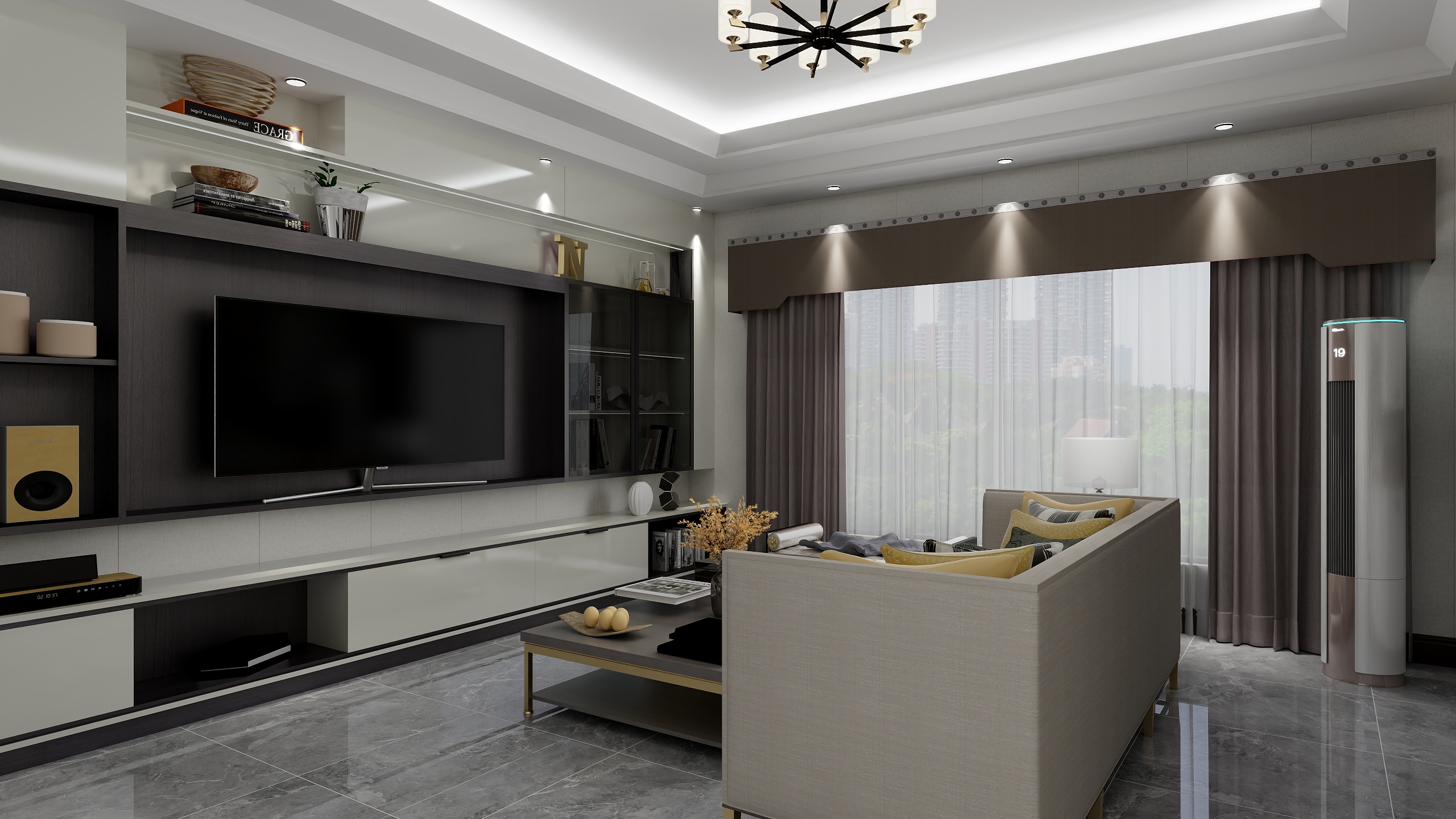 八佰设计室-火锅店生活区房间设计装修效果图