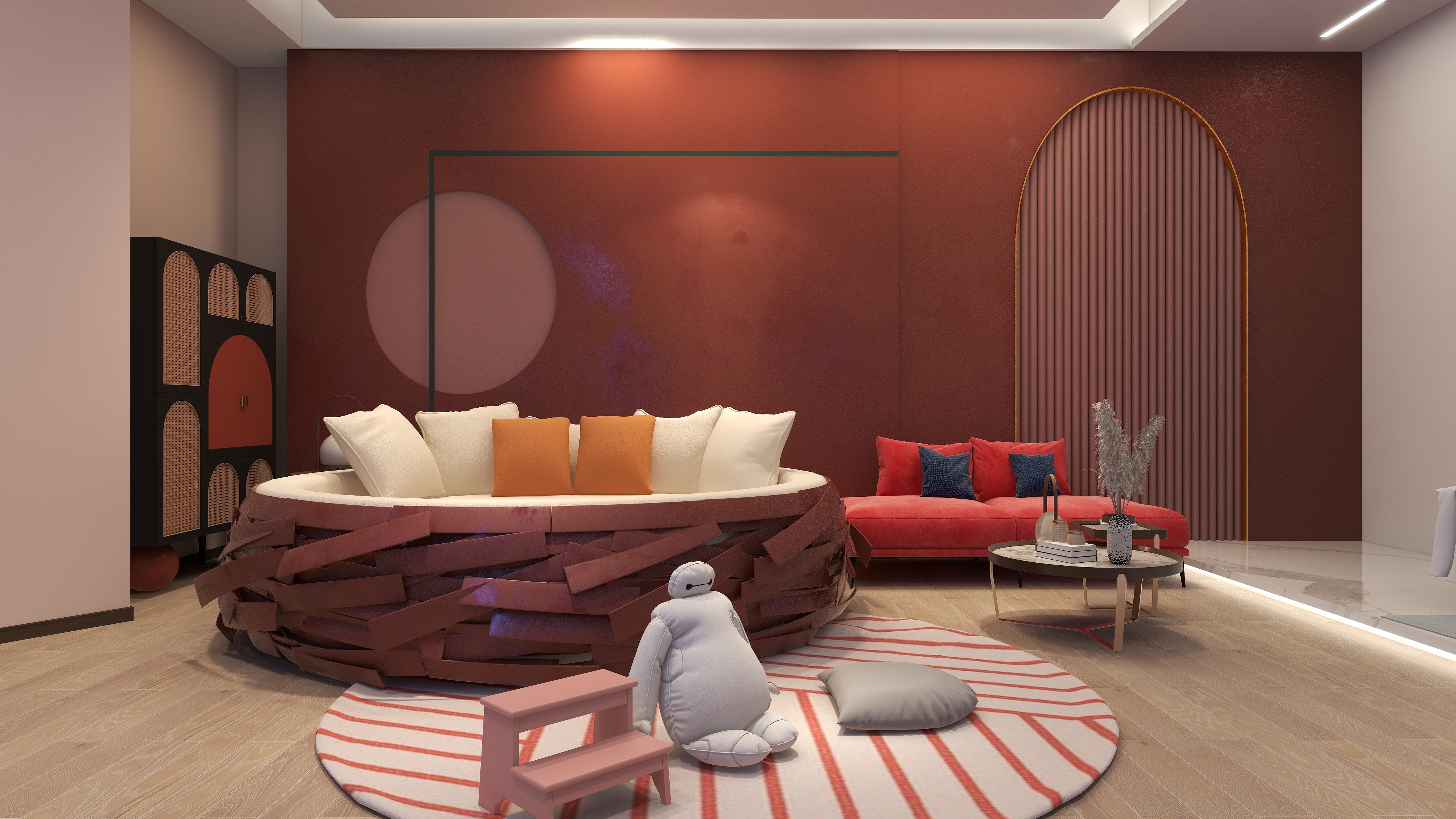 JW空间设计-｛潮州｝酒店公寓现代简约346㎡-装修设计方案