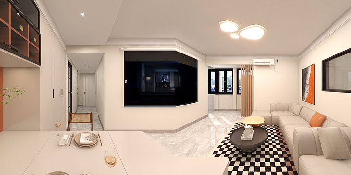 汪雨琦-湖景花园-装修设计方案