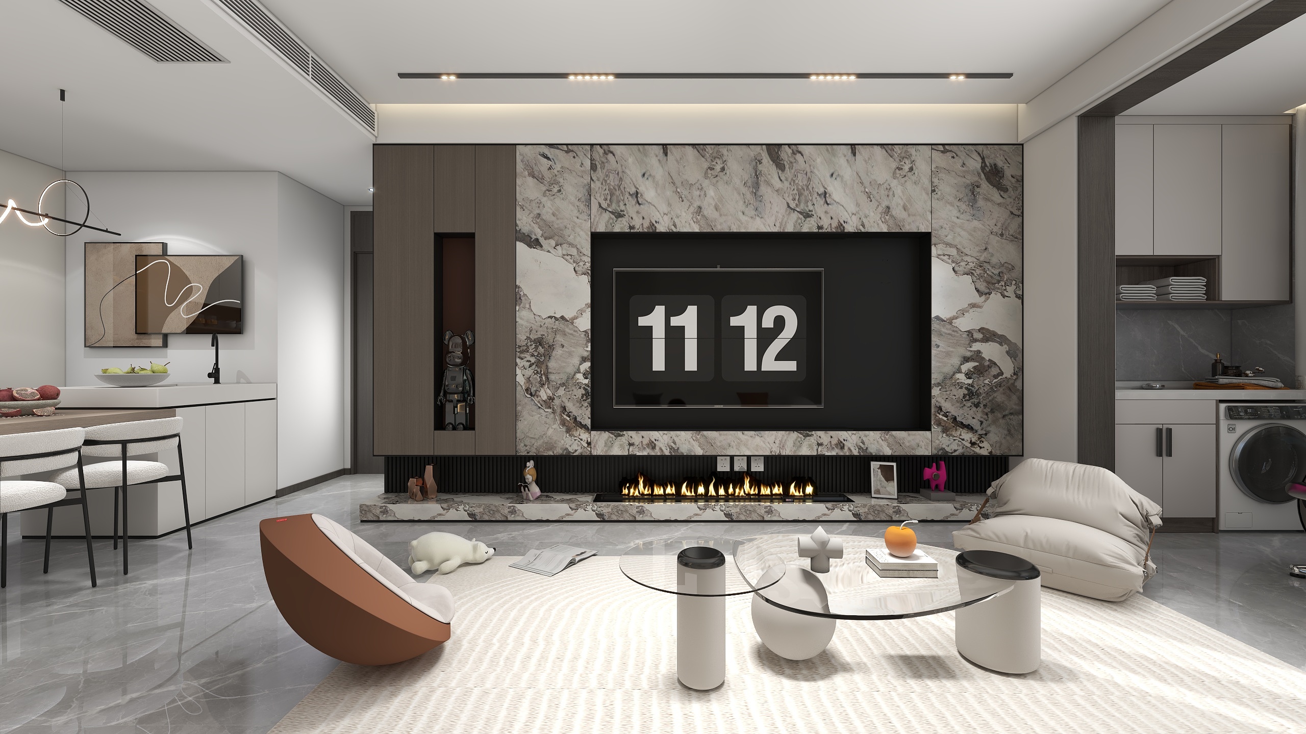 小馬i-104㎡3室-装修设计方案