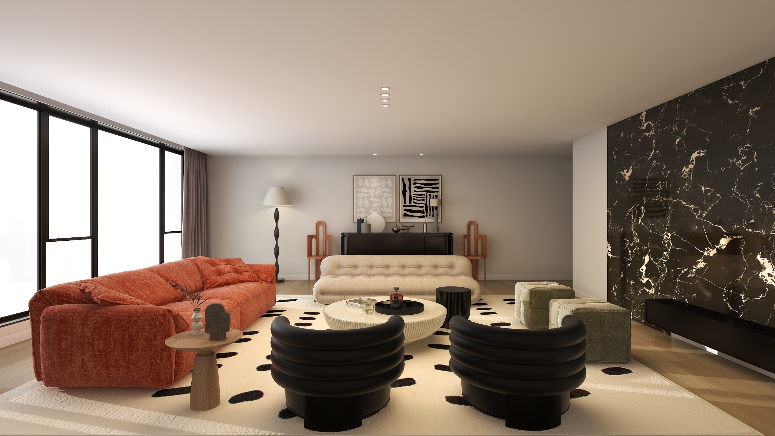 馬六六-钢牙沙发+大象耳朵-装修设计方案