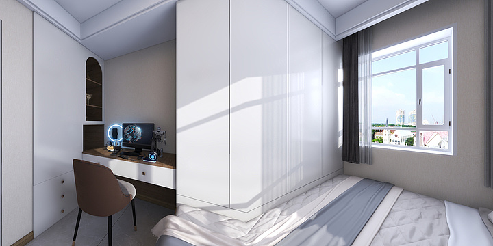 尚禾装饰有限公司-新城丽景 -6-2-502-效果图(FSKH)-装修设计方案