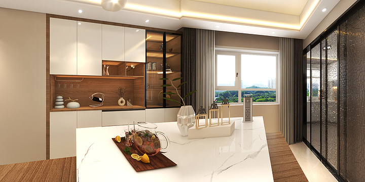 尚禾装饰有限公司-新城丽景 -6-2-502-效果图(最终版)-装修设计方案