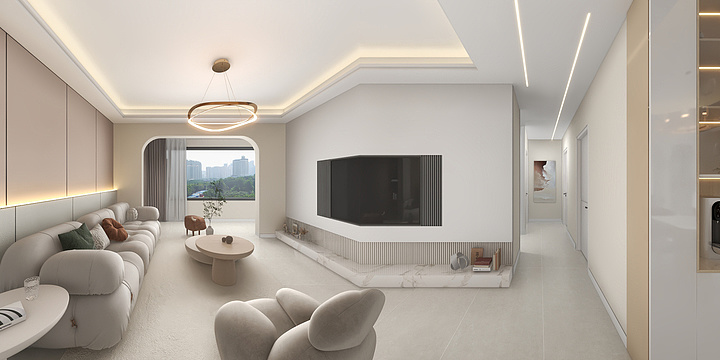 潮聲-长通熙园-装修设计方案