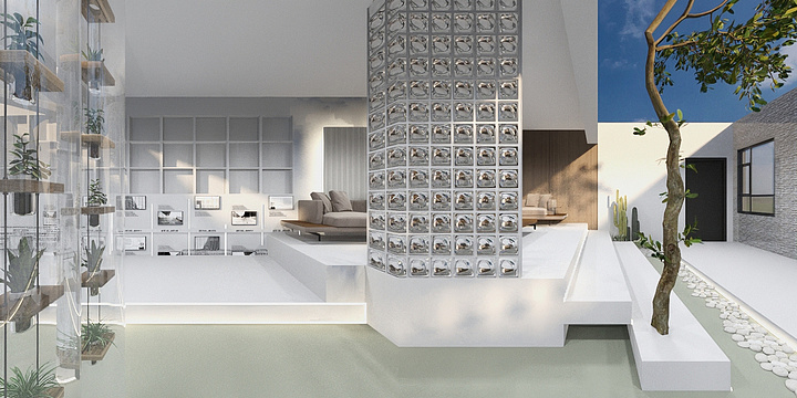 专业家装工装设计21-景观-天井-装修设计方案