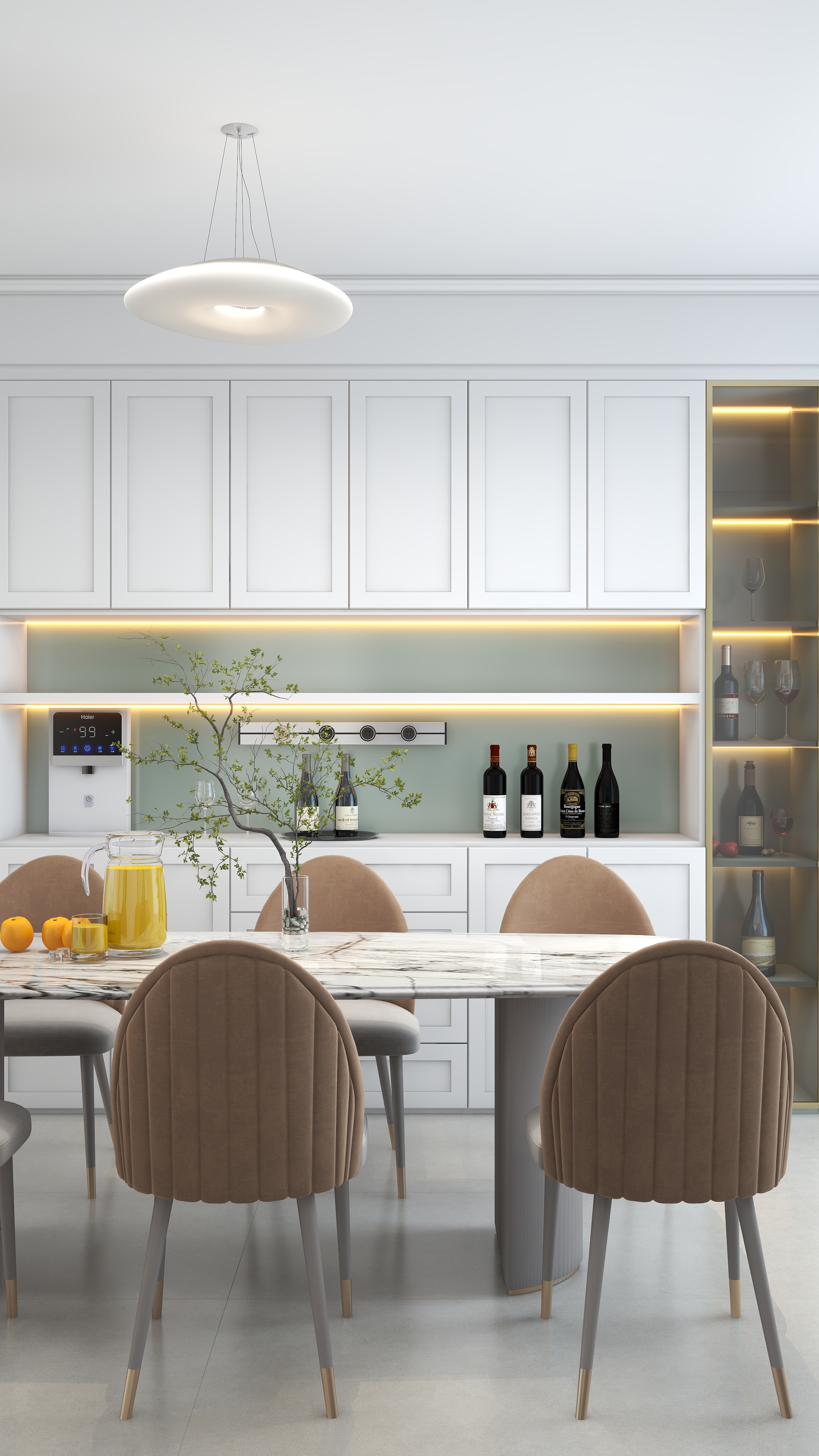 一栗设计工作室-郑州--132平米法式奶油风格-装修设计方案