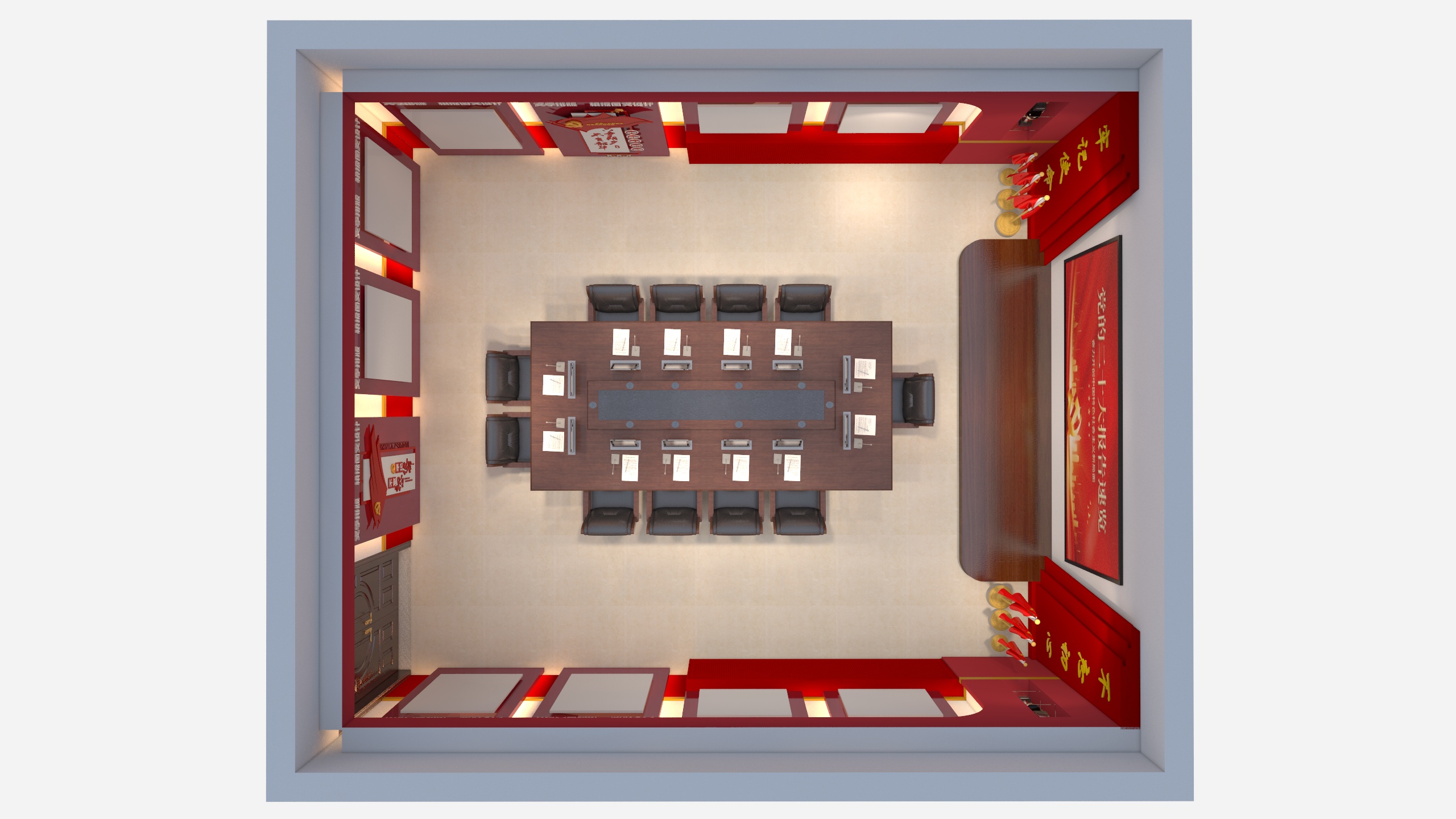 君匠设计-春笋-党建室-西藏-4-装修设计方案