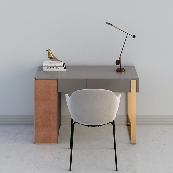 modern leather desk set