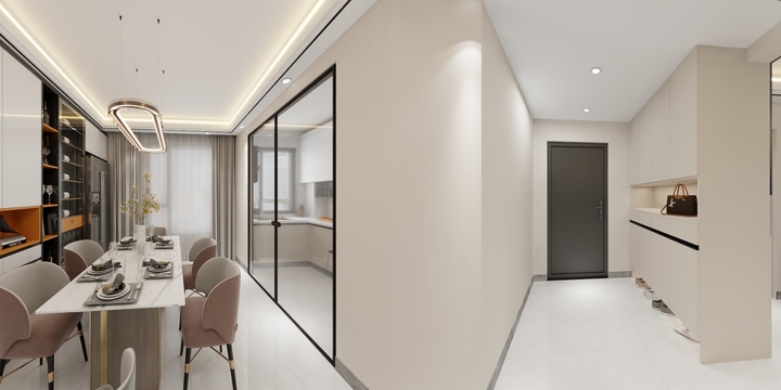 业之嘉整装欧派木门全屋定制家居-英国宫一期19-1-302效果-装修设计方案