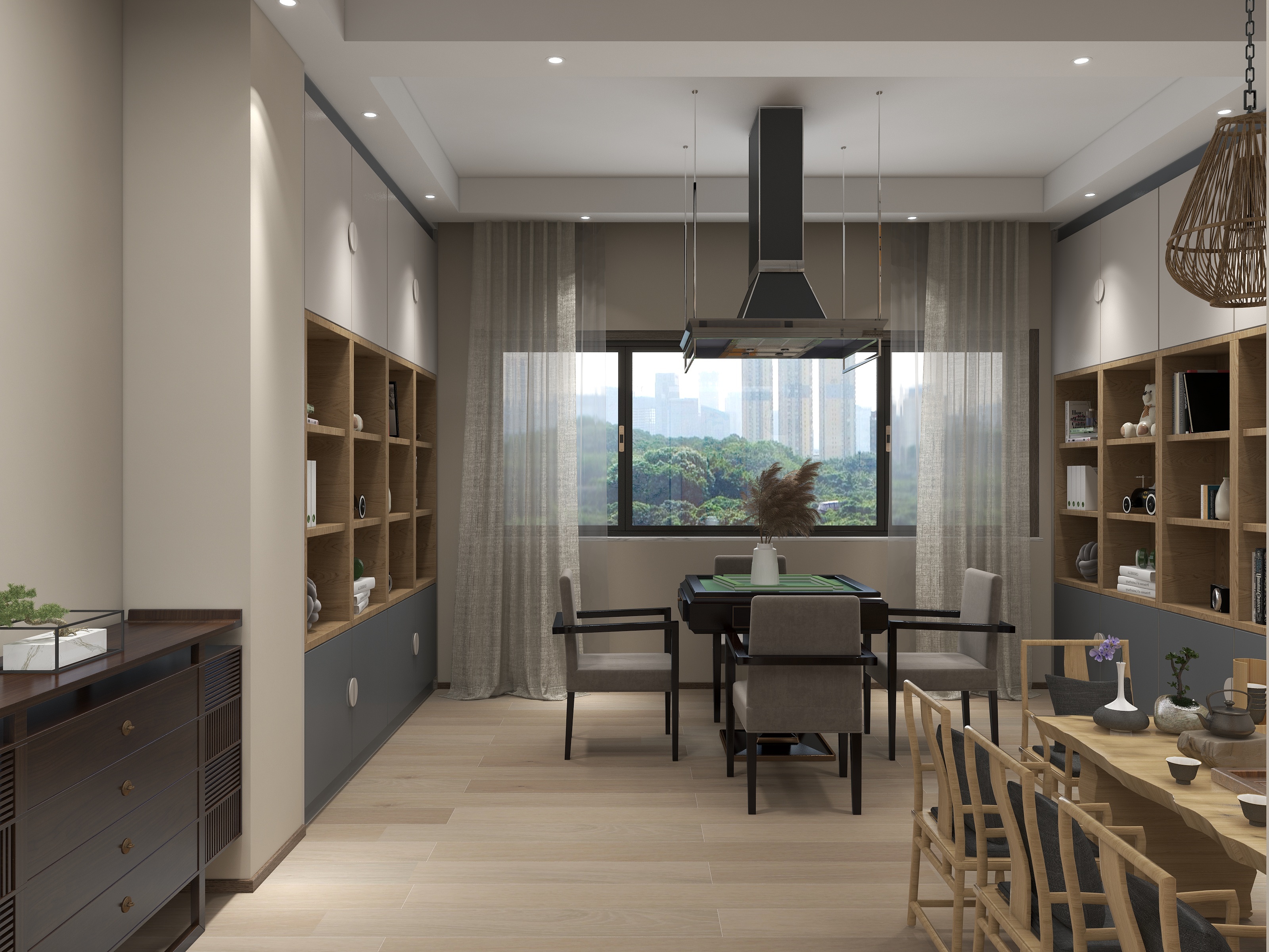 安徽莫奈空间装饰-烟酒店装修效果图