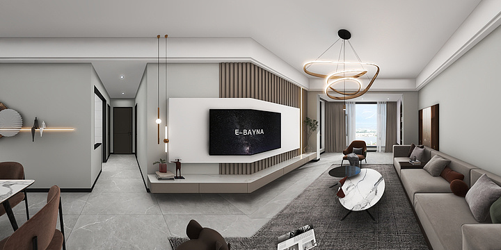 亿盛装饰设计-星悦华府效果图-装修设计方案