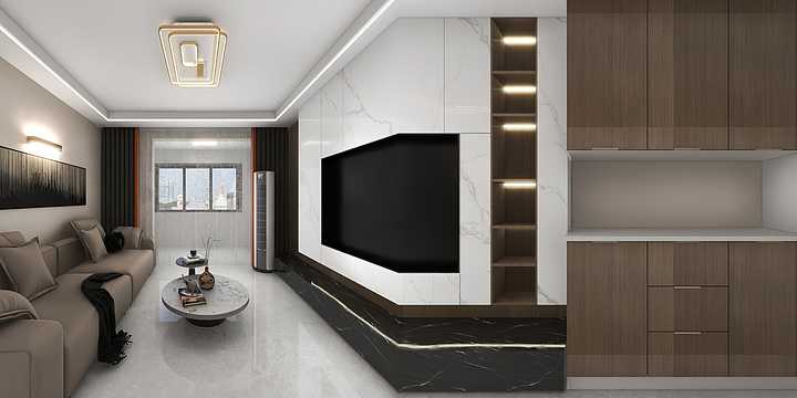 A道长说-（酷家乐）蓝光雍锦园14-1-301.128-装修设计方案